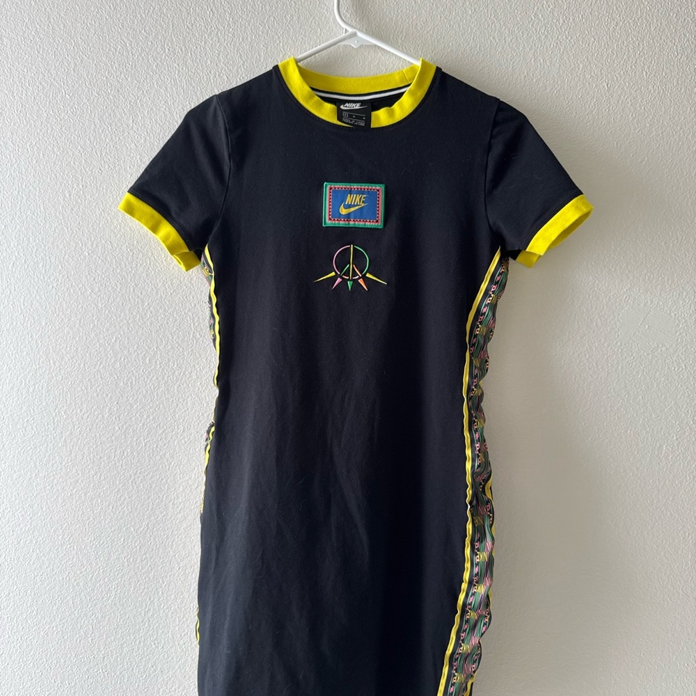 Nike Black and Yellow Dress